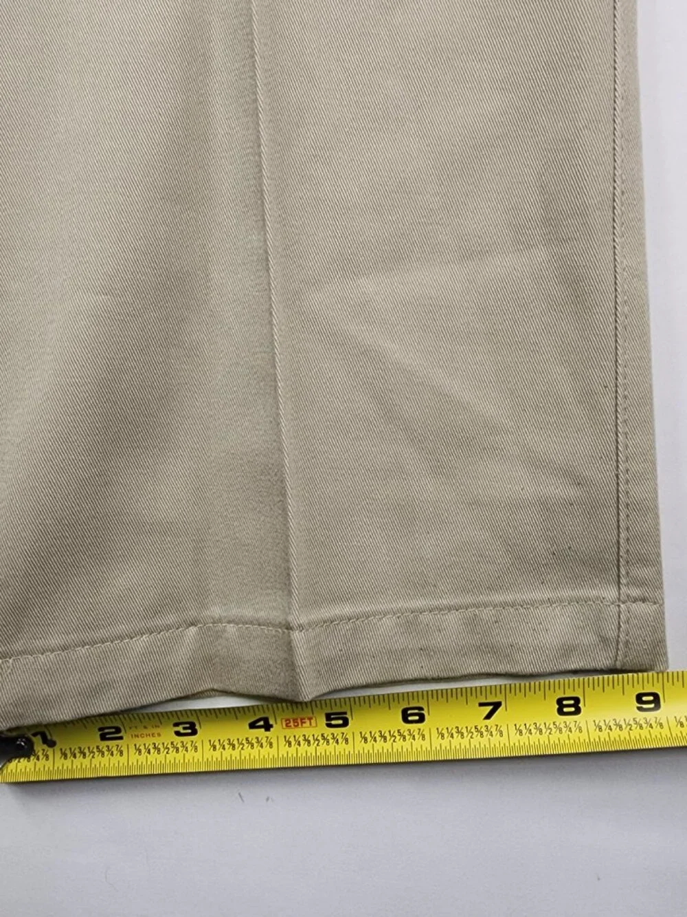 Wrangler Riata Mens 35x32 Khaki Tan 100% Cotton Western Pants 94KH Pleated Flaw
